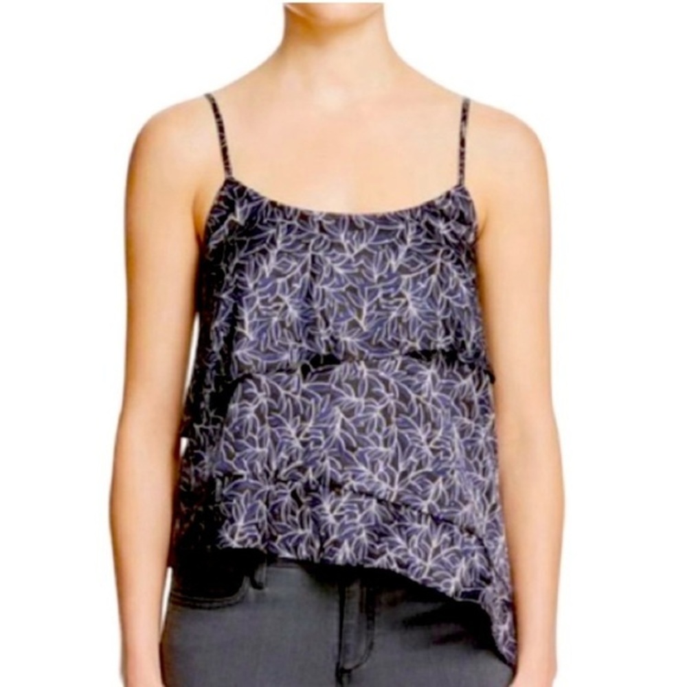 XS Layered ruffle tank by LIKELY silky feel